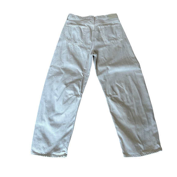 Citizens of Humanity White Micro Barrel Jeans Size 29 High Rise Baggy Rigid $248 - Picture 8 of 11